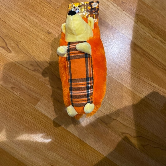 Creative Company  10” Plush Very Solf  Hedgehog W/Squeaker  Dog Toy NWT - Picture 2 of 4